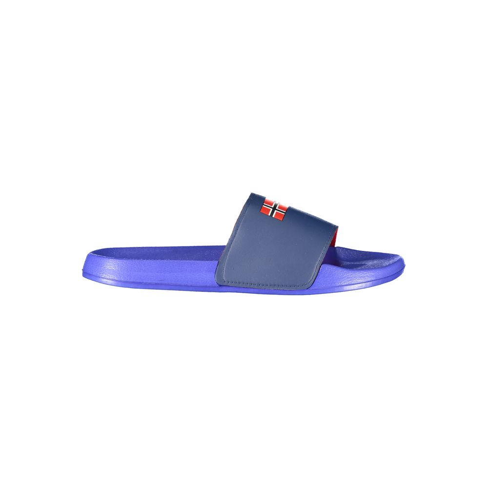 Norway 1963 Blue Plastic Men Slipper - Luxe Nova