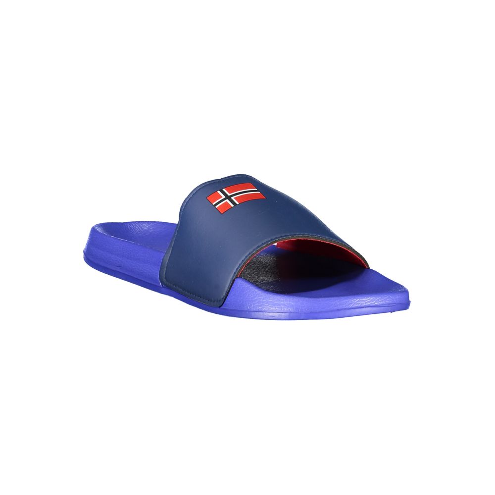 Norway 1963 Blue Plastic Men Slipper - Luxe Nova