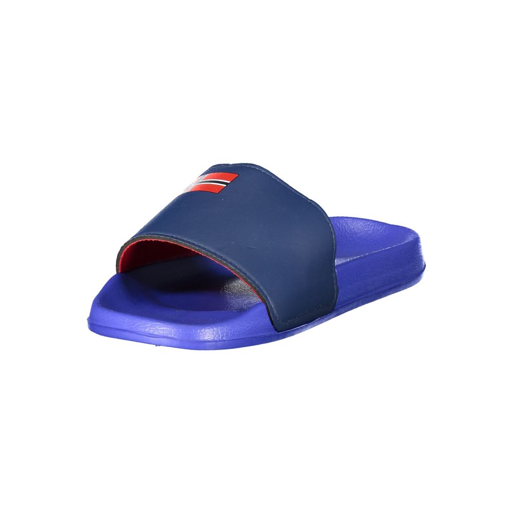 Norway 1963 Blue Plastic Men Slipper - Luxe Nova