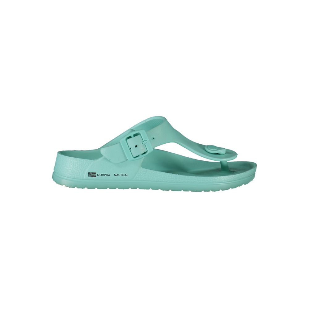 Norway 1963 Azzurro Plastica Women Ciabatta - Luxe Nova