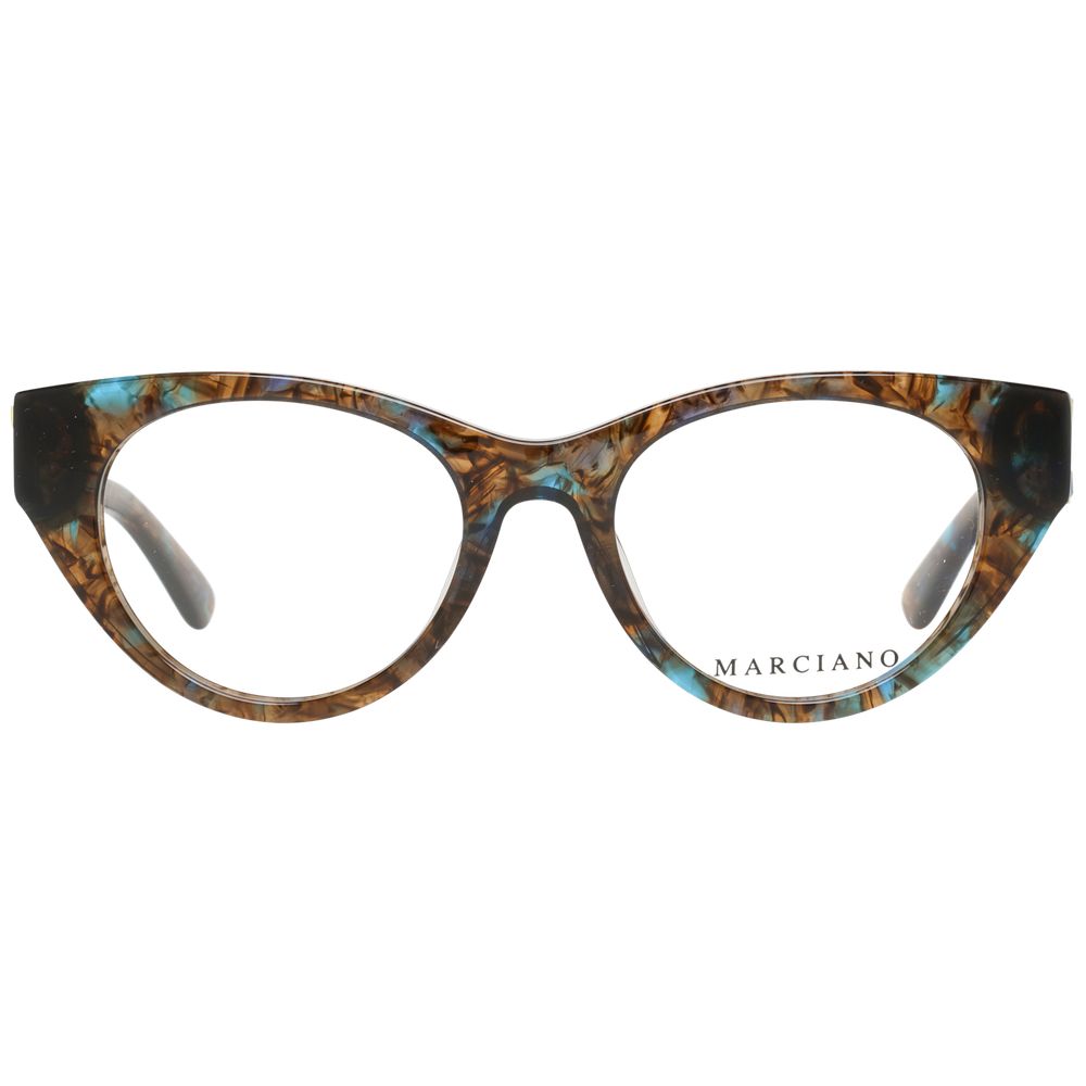 Marciano by Guess Brown Plastic Glasses (Frames) - Luxe Nova