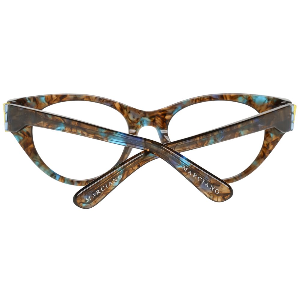Marciano by Guess Brown Plastic Glasses (Frames) - Luxe Nova