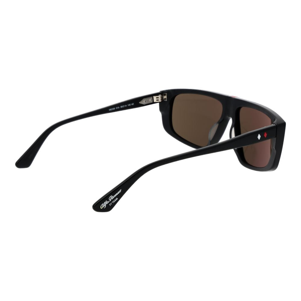 Web Black Acetate Sunglasses - Luxe Nova