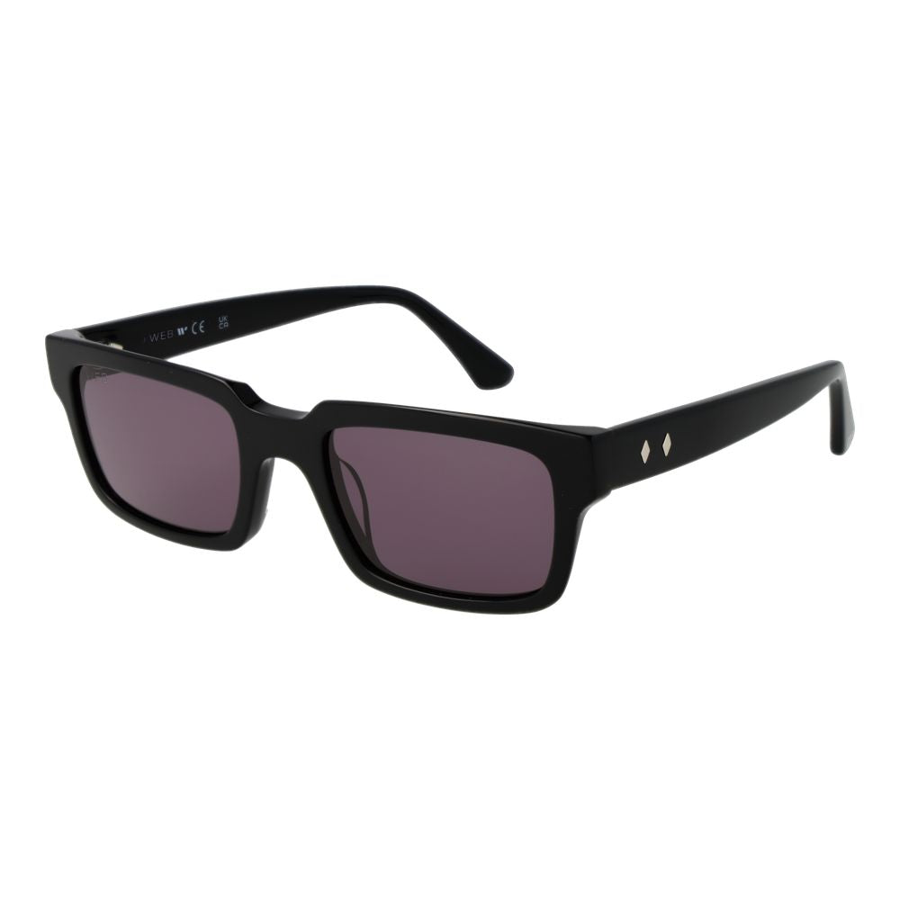Web Black Acetate Sunglasses - Luxe Nova