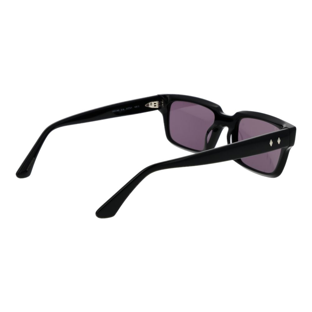 Web Black Acetate Sunglasses - Luxe Nova