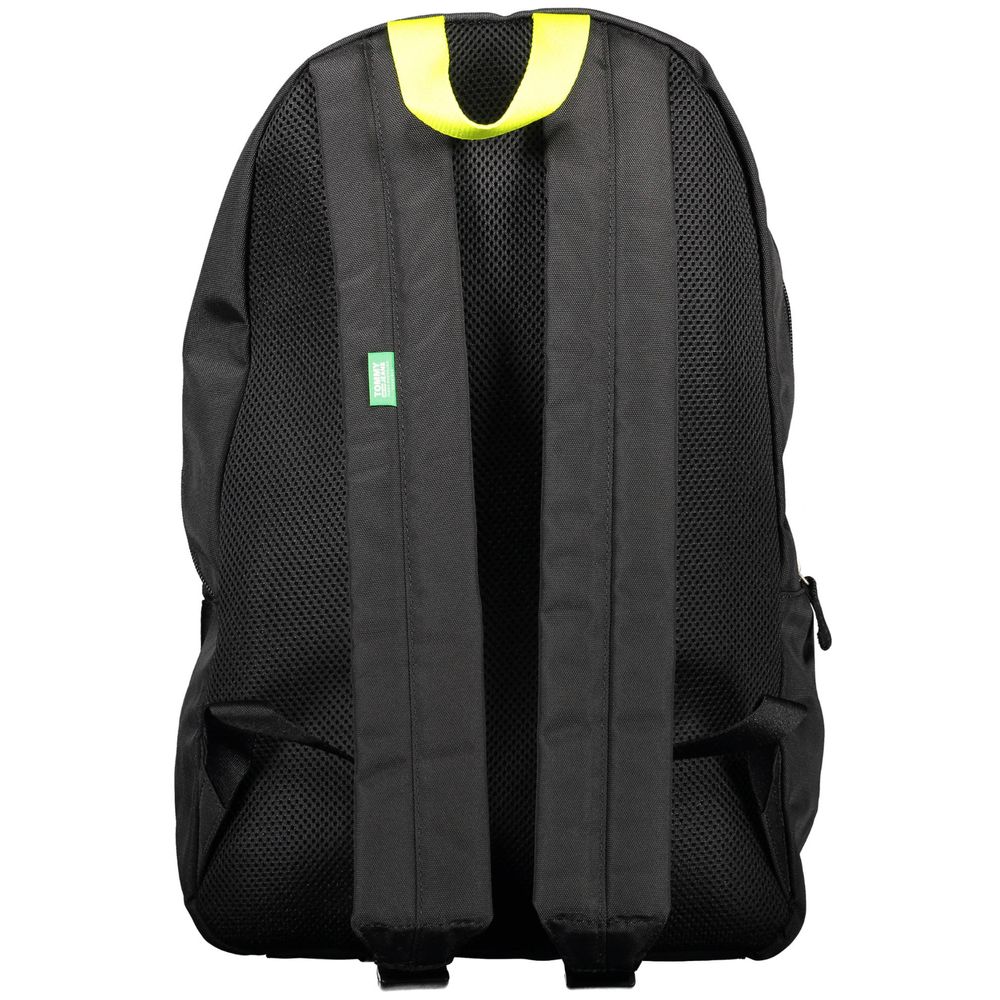 Tommy Hilfiger Black Recycled Polyester Men Backpack - Luxe Nova