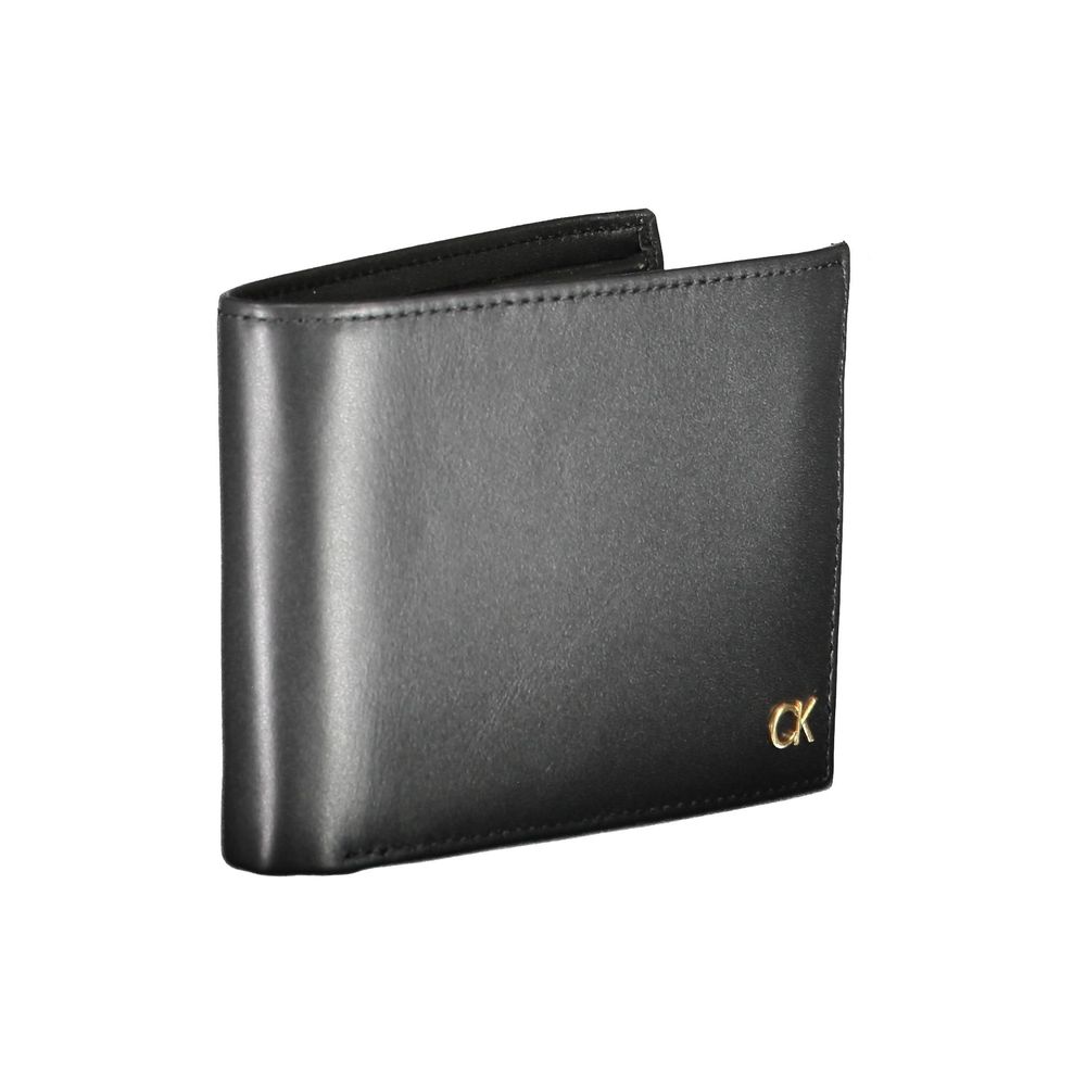 Calvin Klein Black Leather Men Wallet - Luxe Nova