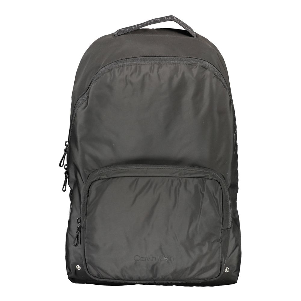 Calvin Klein Black Recycled Polyester Men Backpack - Luxe Nova