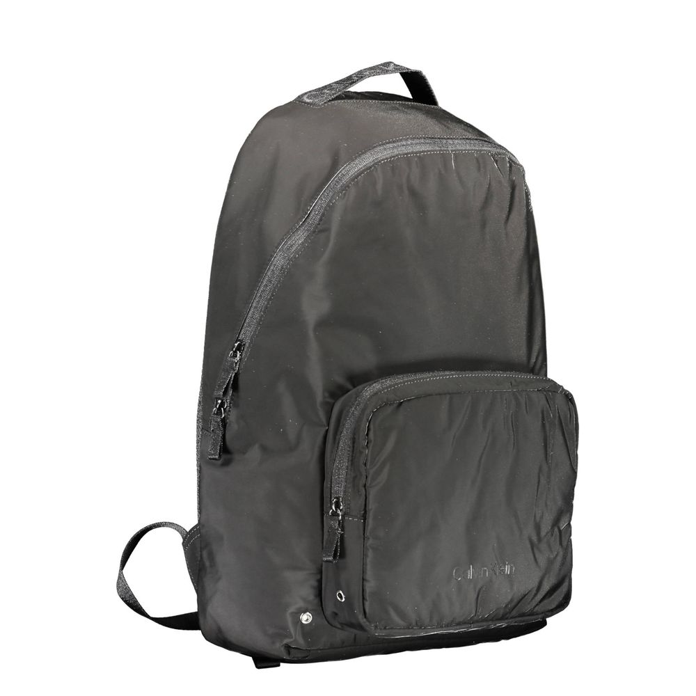 Calvin Klein Black Recycled Polyester Men Backpack - Luxe Nova
