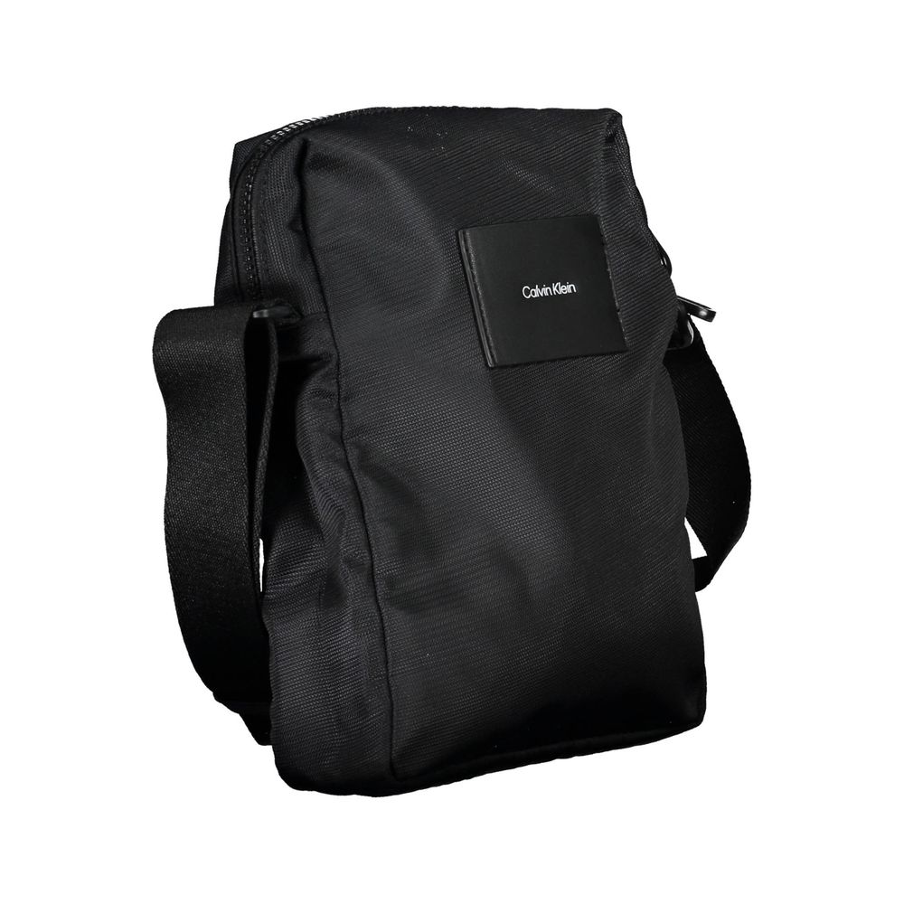 Calvin Klein Black Polyester Men's Shoulder Bag - Luxe Nova