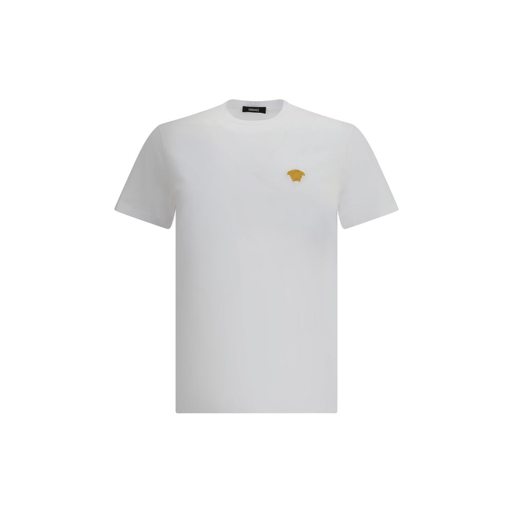 Versace White Cotton T-Shirt - Luxe Nova