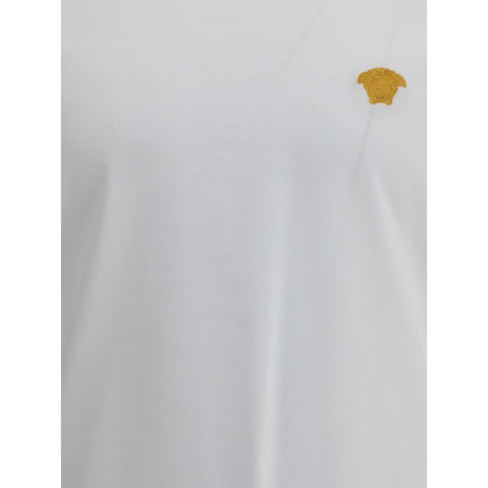 Versace White Cotton T-Shirt - Luxe Nova