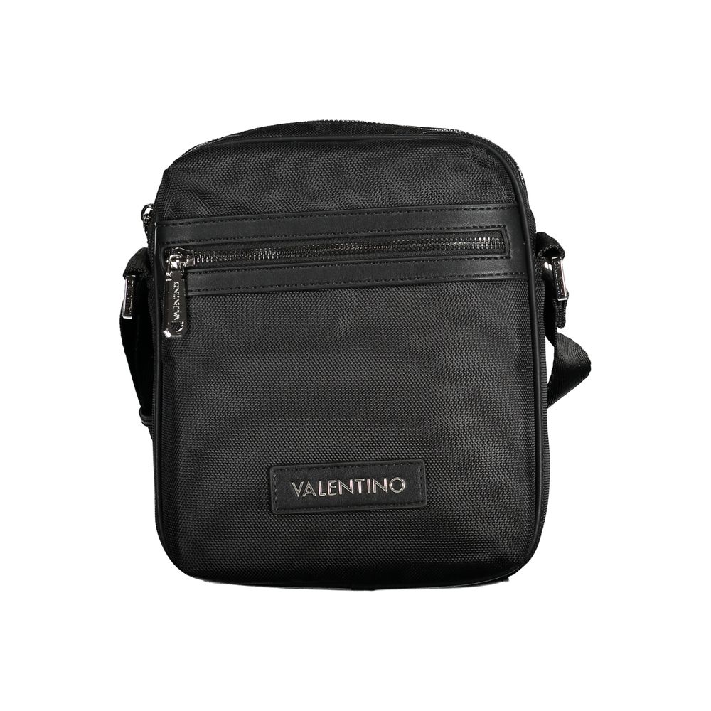 Mario Valentino Nero Polyester Men Shoulder Bag - Luxe Nova
