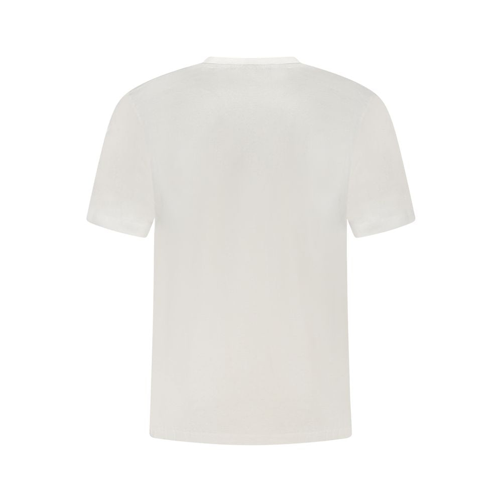 Calvin Klein White Cotton Men T-Shirt - Luxe Nova