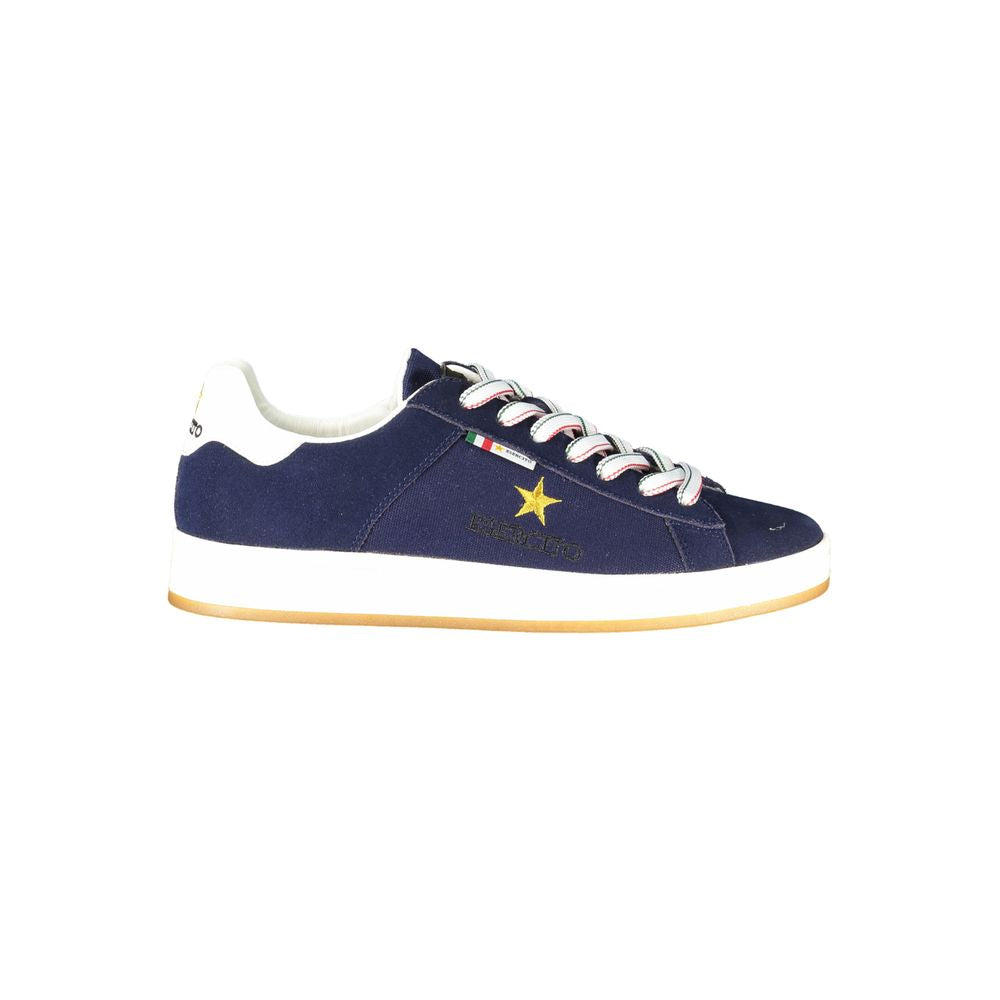 Esercito 1659 Blue Polyurethane Men Sneaker - Luxe Nova