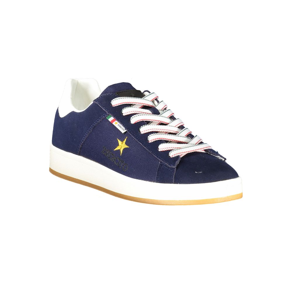 Esercito 1659 Blue Polyurethane Men Sneaker - Luxe Nova