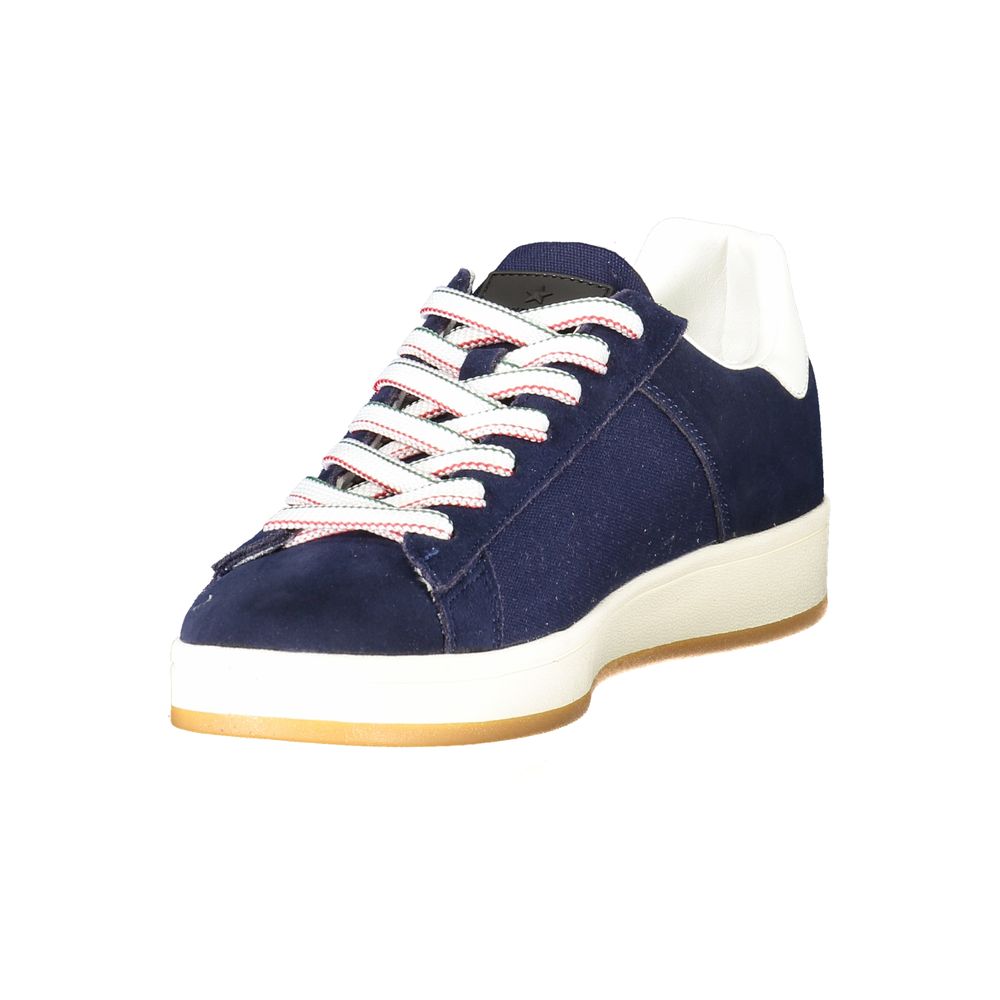 Esercito 1659 Blue Polyurethane Men Sneaker - Luxe Nova