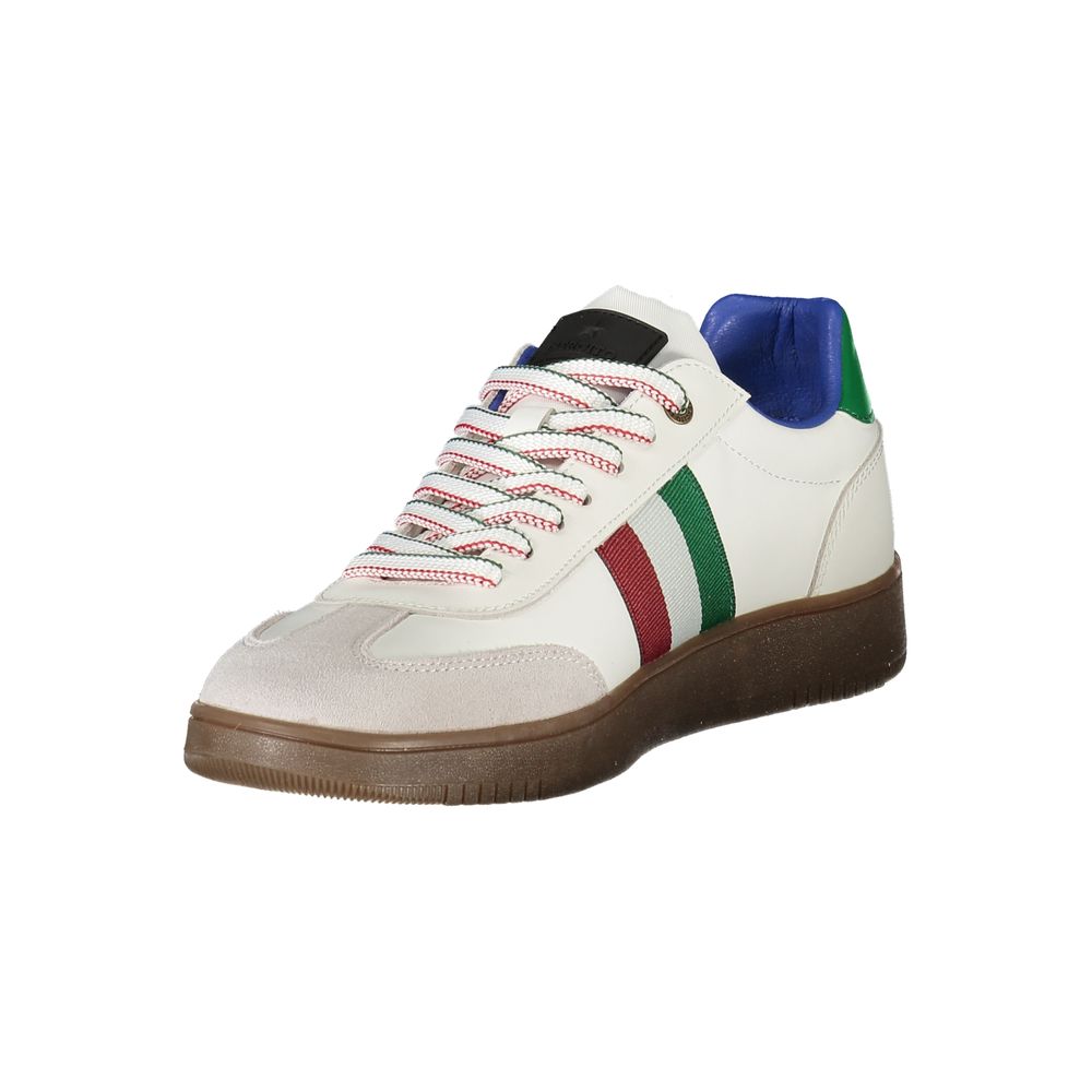 Esercito 1659 White Polyurethane Men's Sneaker - Luxe Nova