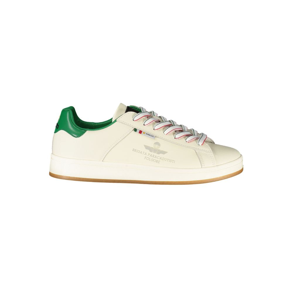 Esercito 1659 White Polyurethane Men Sneaker - Luxe Nova