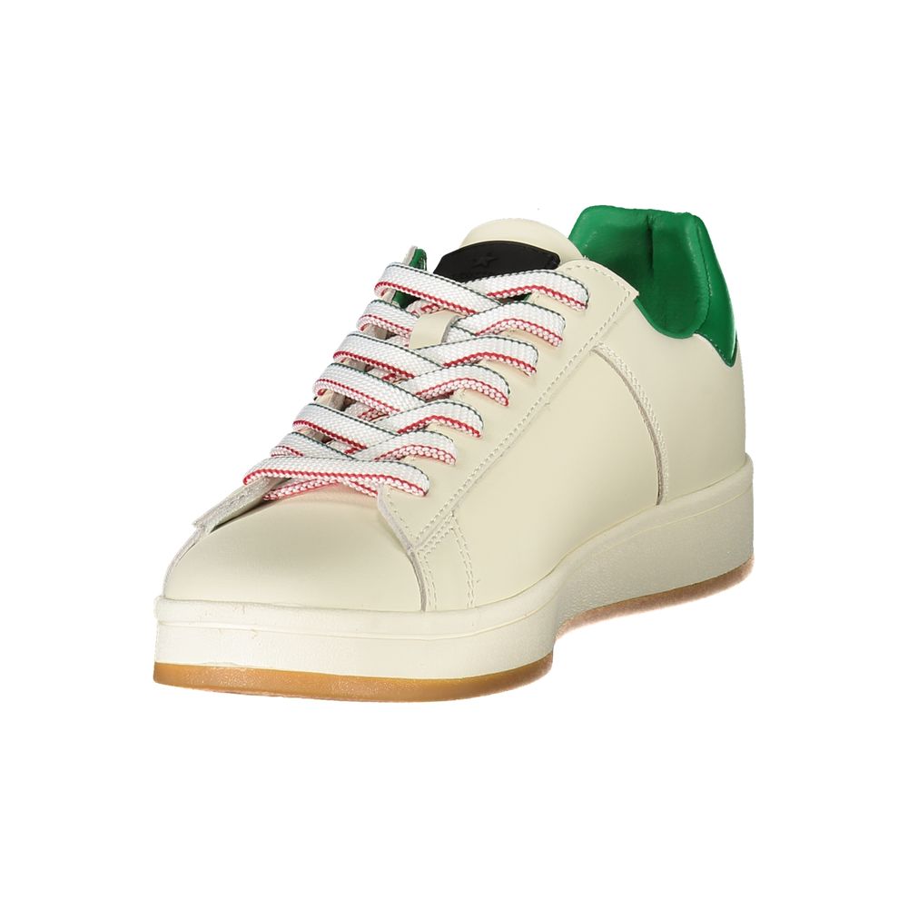 Esercito 1659 White Polyurethane Men Sneaker - Luxe Nova