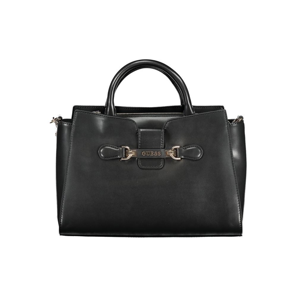 Guess Jeans Black Polyurethane Women Handbag - Luxe Nova