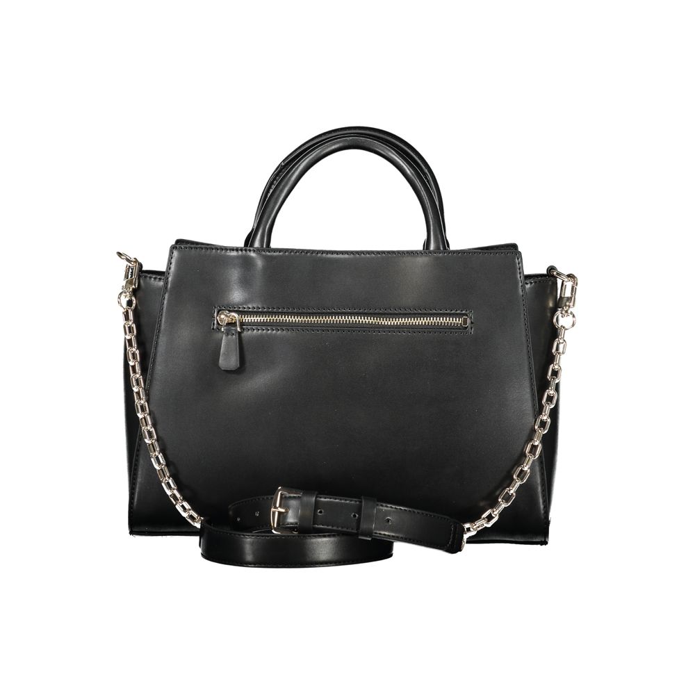 Guess Jeans Black Polyurethane Women Handbag - Luxe Nova