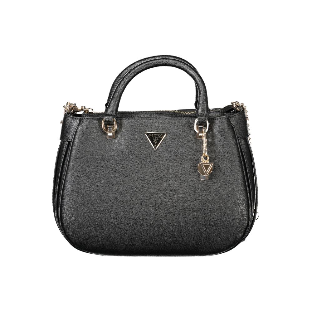 Guess Jeans Black Polyurethane Women Handbag - Luxe Nova