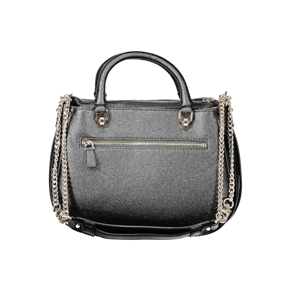 Guess Jeans Black Polyurethane Women Handbag - Luxe Nova
