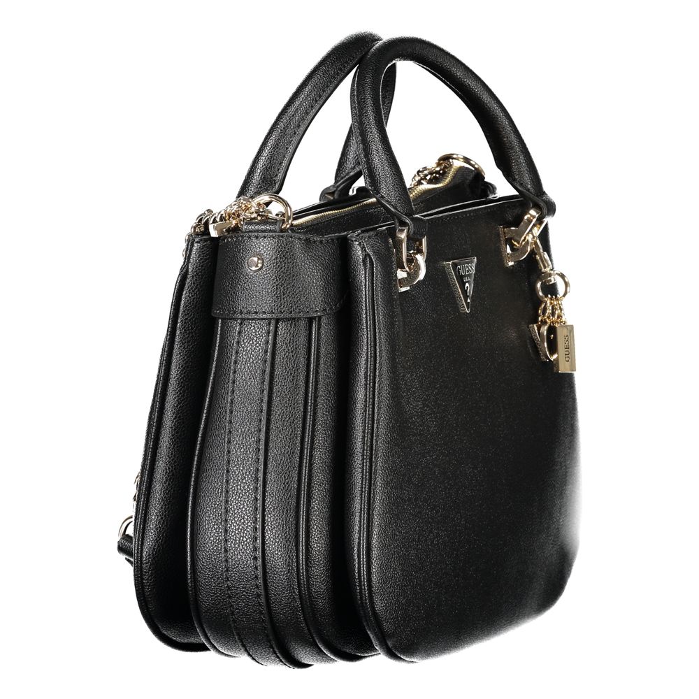 Guess Jeans Black Polyurethane Women Handbag - Luxe Nova