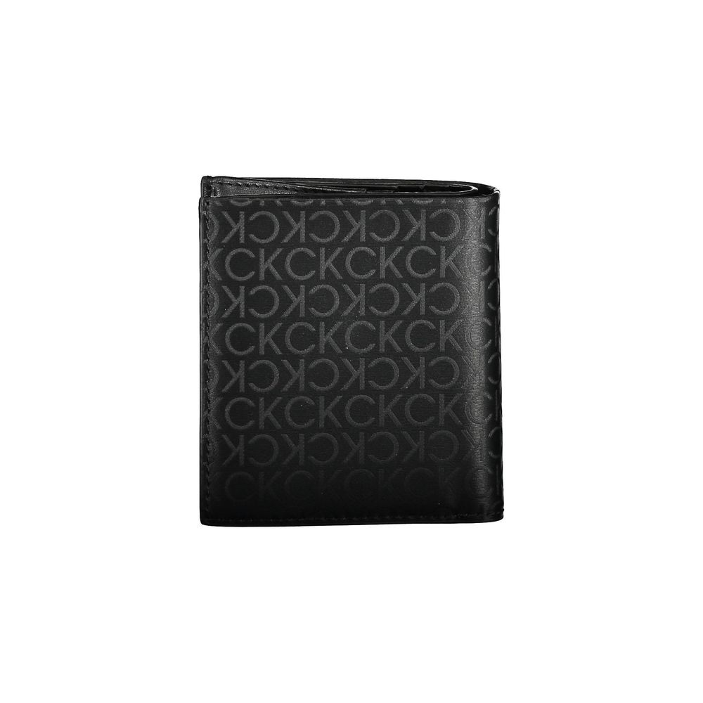 Calvin Klein Black Polyurethane Men Wallet - Luxe Nova