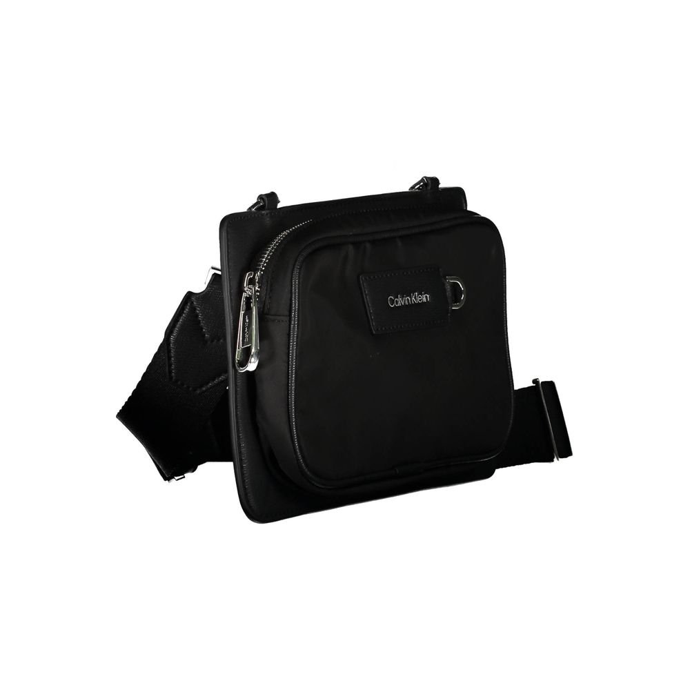 Calvin Klein Black Polyester Men's Shoulder Bag - Luxe Nova