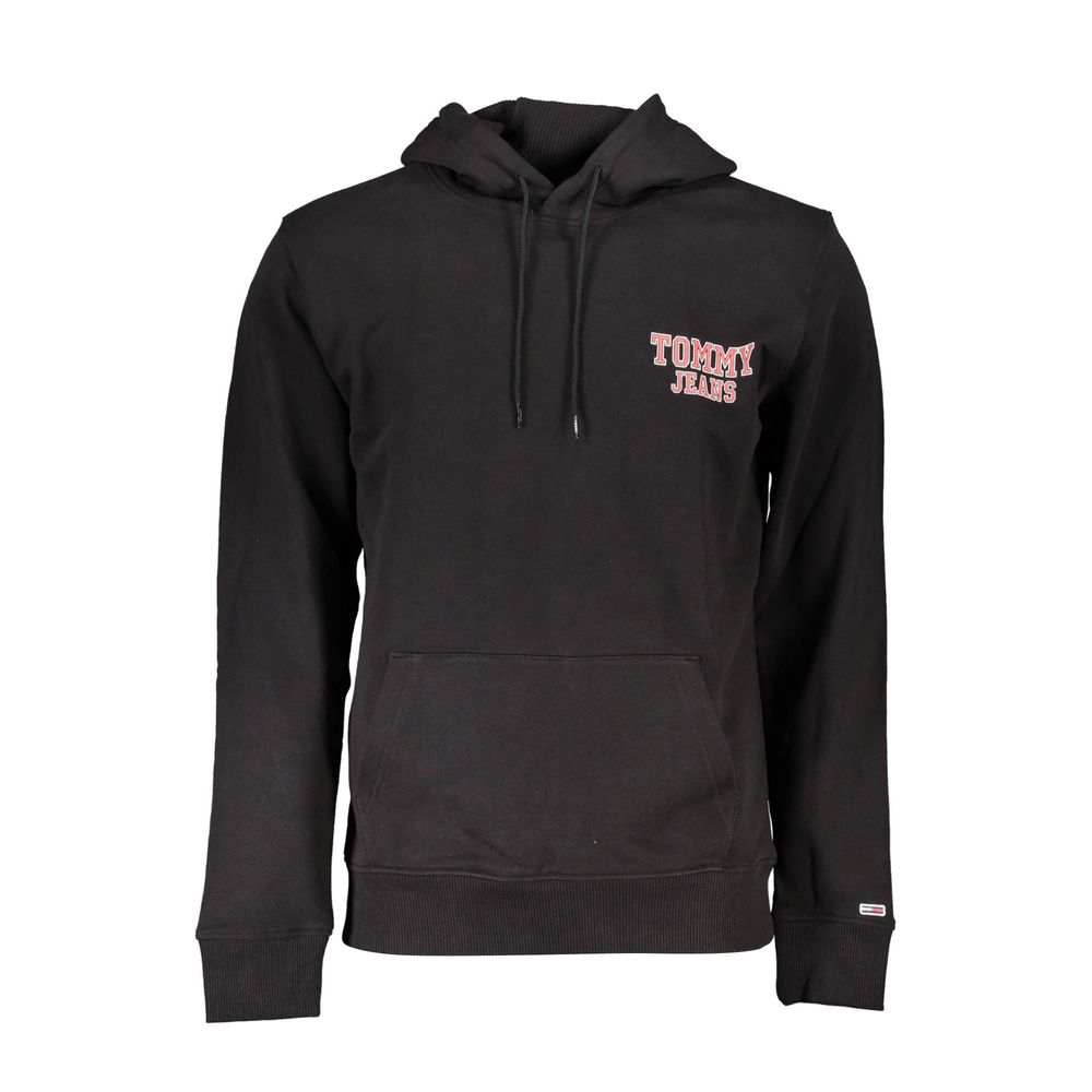 Tommy Hilfiger Black Cotton Men's Sweatshirt - Luxe Nova
