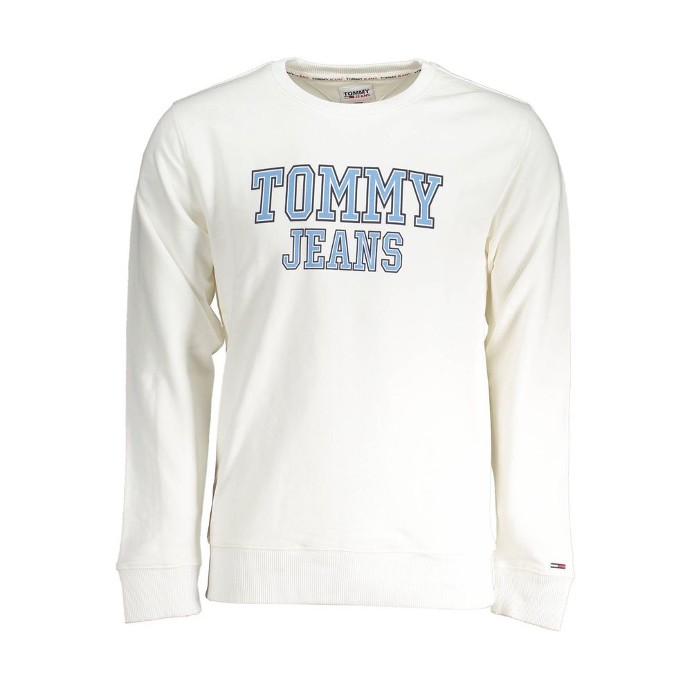 Tommy Hilfiger Bianco Cotton Mens Sweatshirt - Luxe Nova