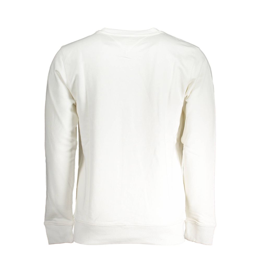 Tommy Hilfiger Bianco Cotton Mens Sweatshirt - Luxe Nova