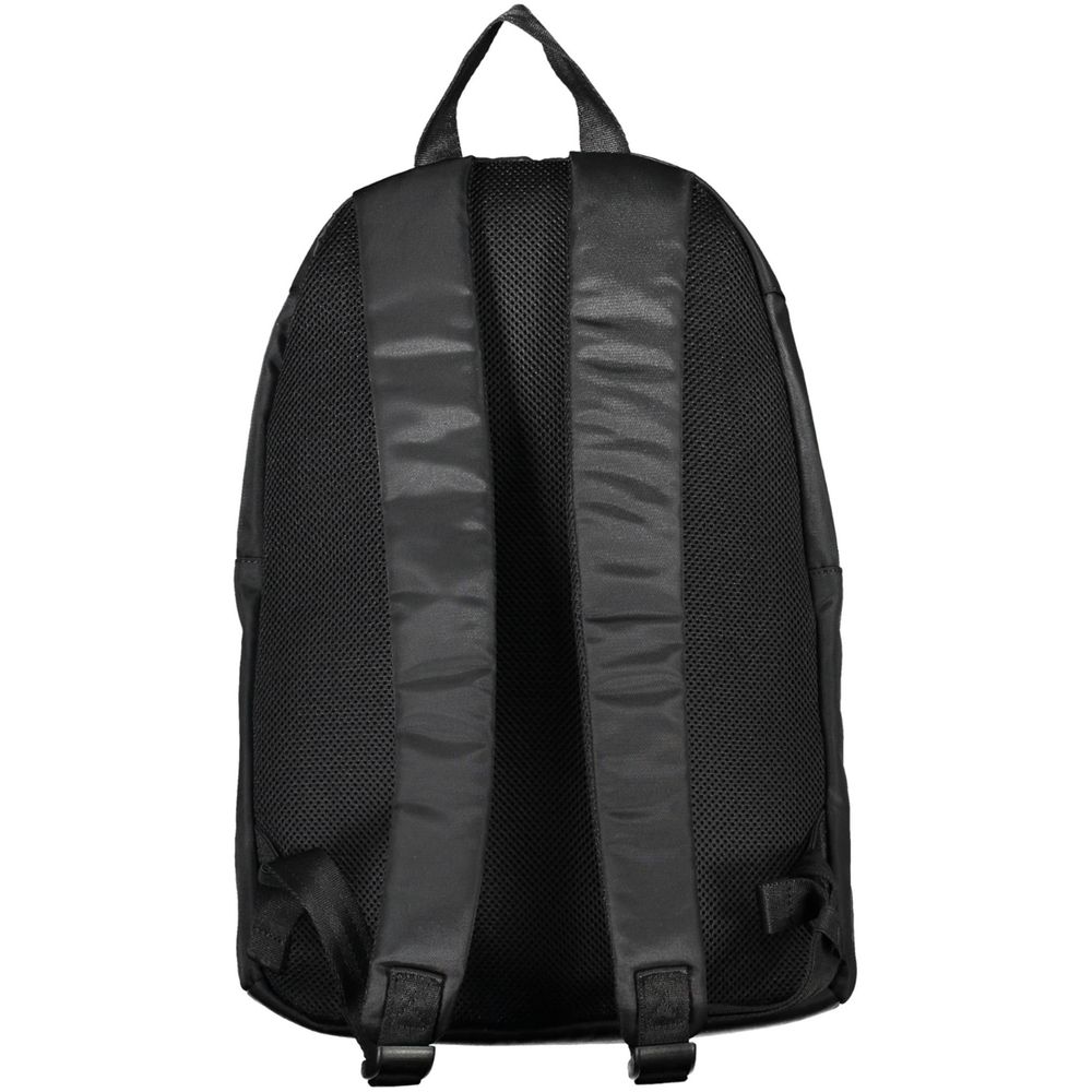 Tommy Hilfiger Black Polyester Men Backpack - Luxe Nova