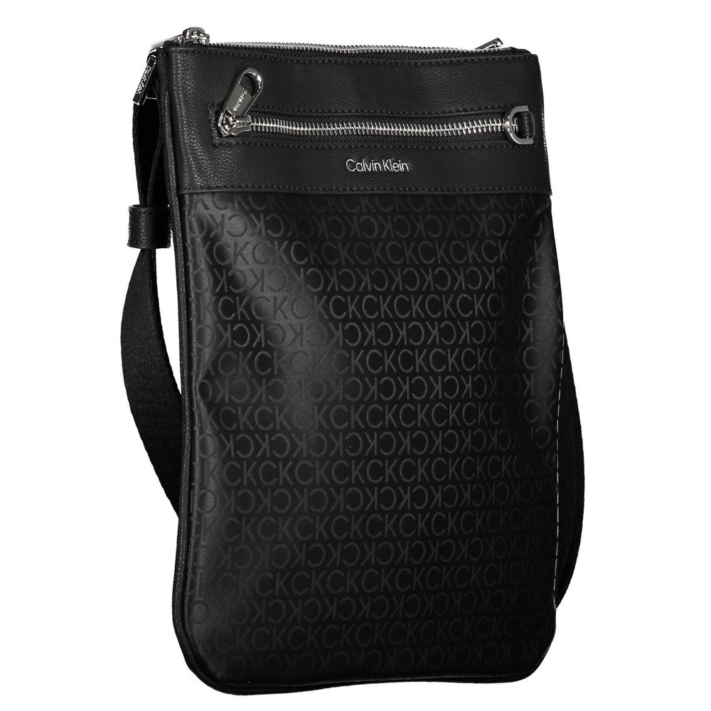 Calvin Klein Black Polyester Men's Shoulder Bag - Luxe Nova