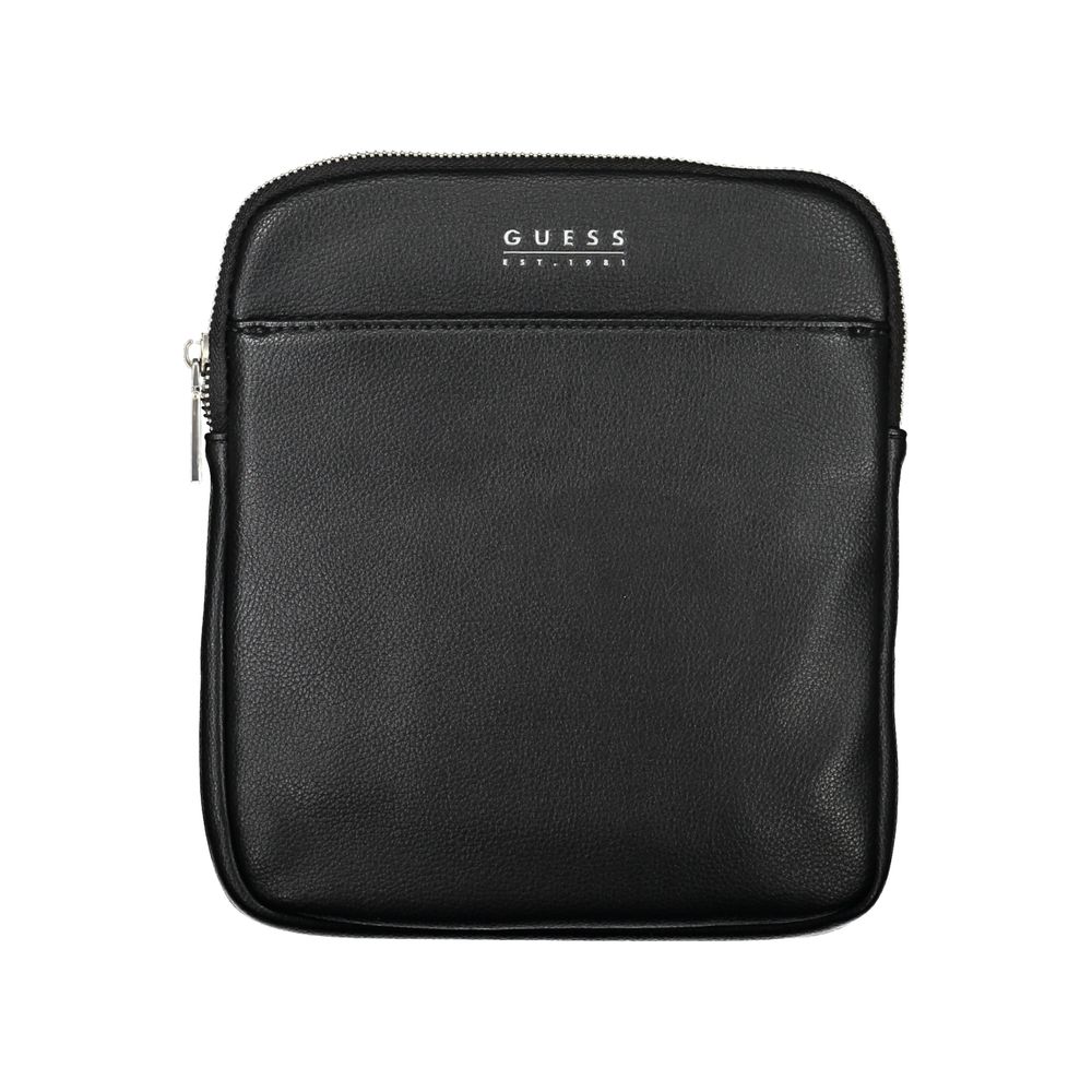 Guess Jeans Nero Poliuretano Men Shoulder Bag - Luxe Nova