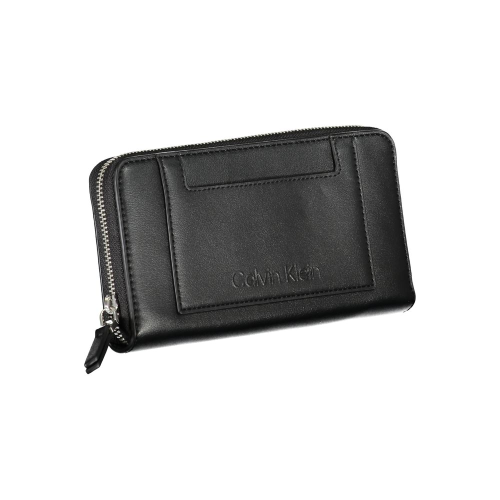 Calvin Klein Black Polyester Women Wallet - Luxe Nova