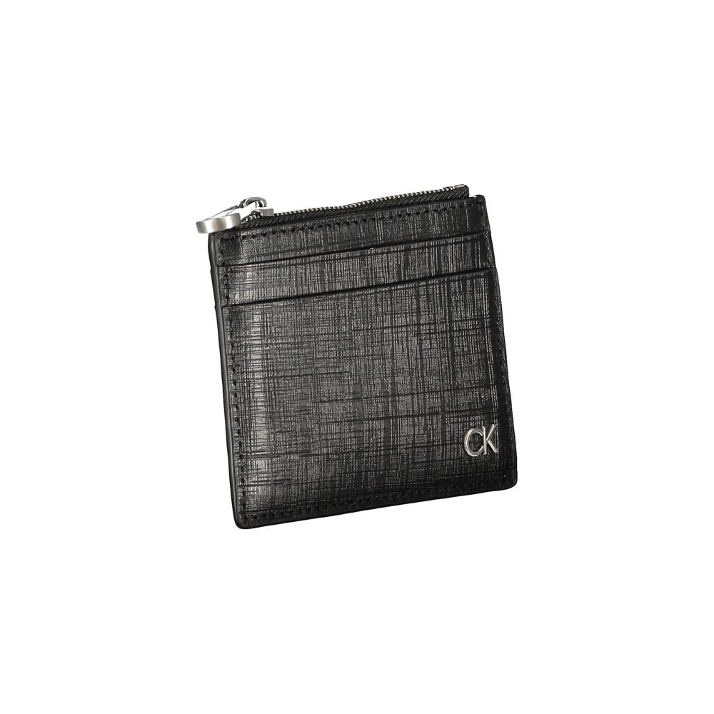 Calvin Klein Nero Leather Men Cardholder - Luxe Nova