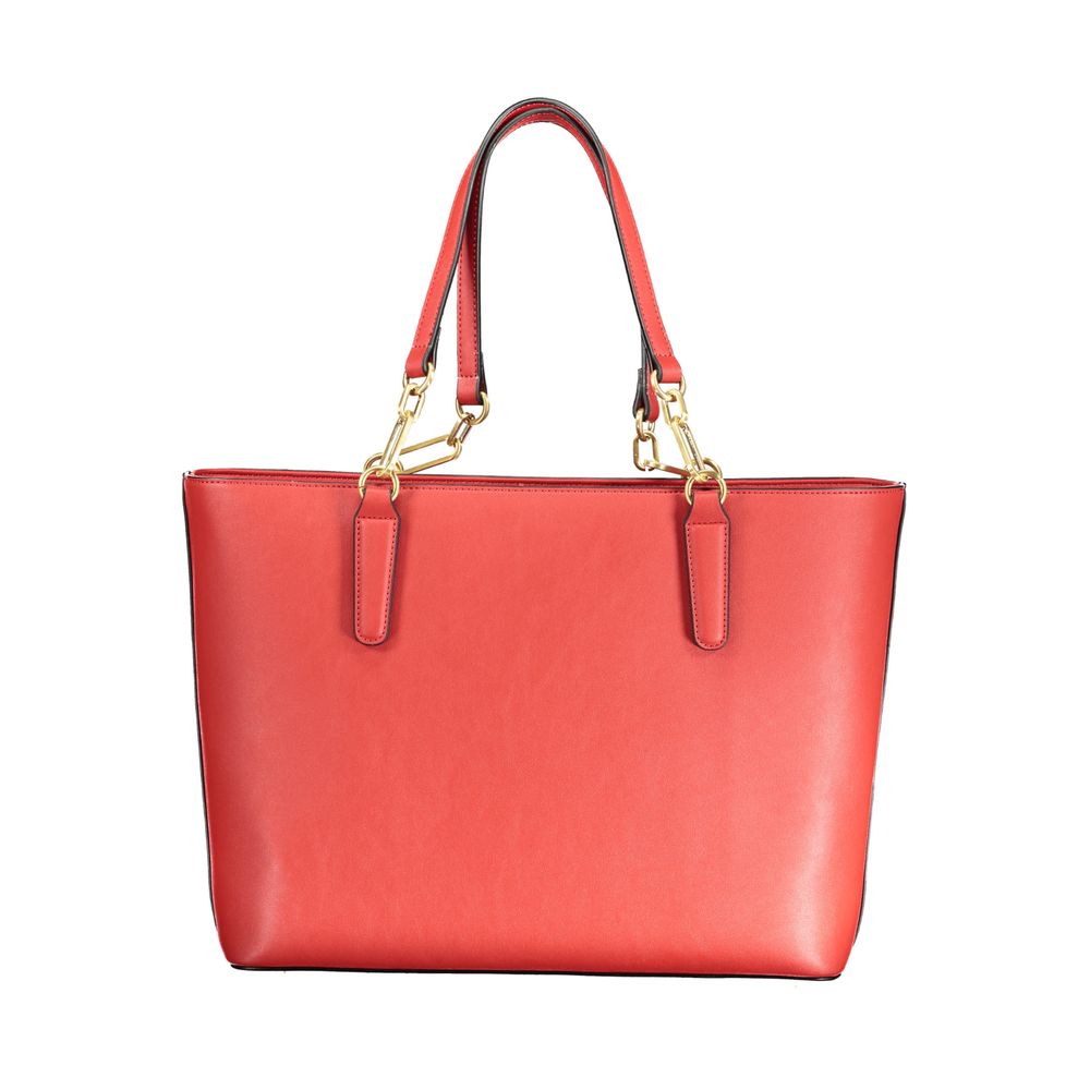 Mario Valentino Rosso Polyurethane Women Handbag - Luxe Nova