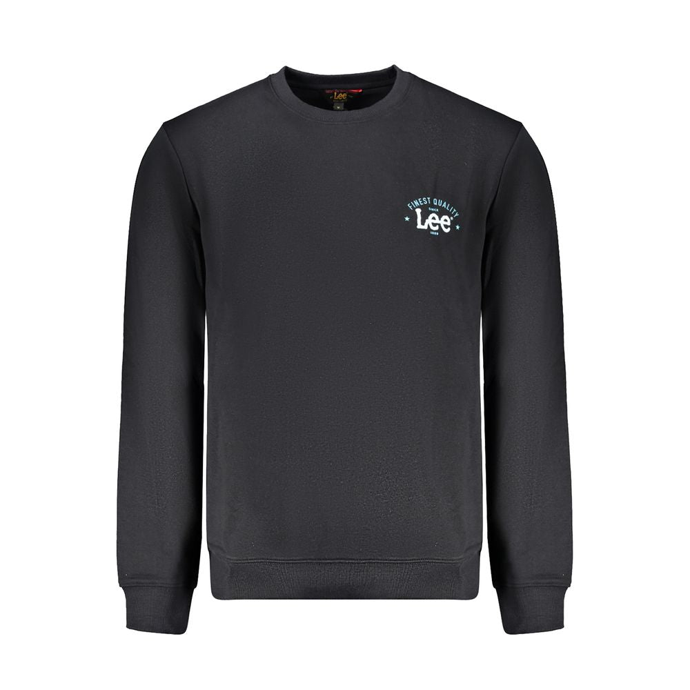 Lee Black Cotton Men's Sweatshirt - Luxe Nova