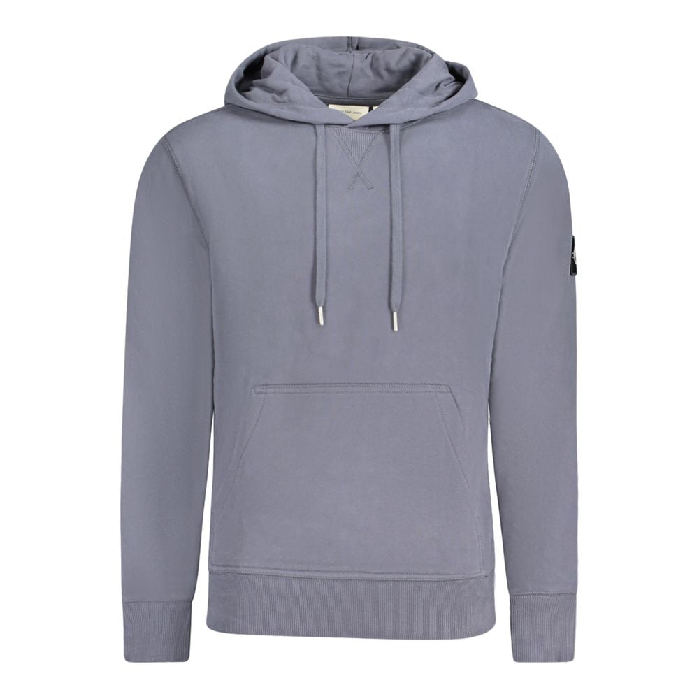 Calvin Klein Blue Cotton Men Sweater - Luxe Nova