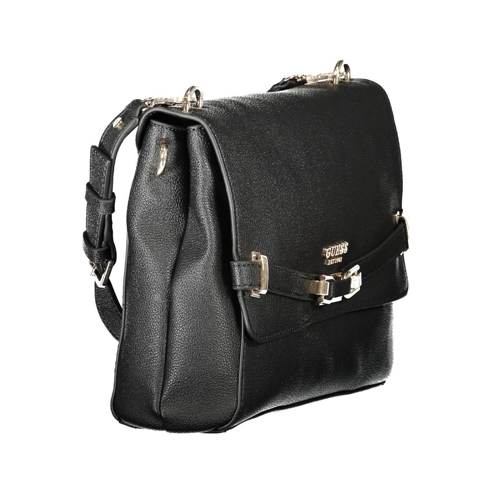 Guess Jeans Black Polyurethane Women's Handbag - Luxe Nova