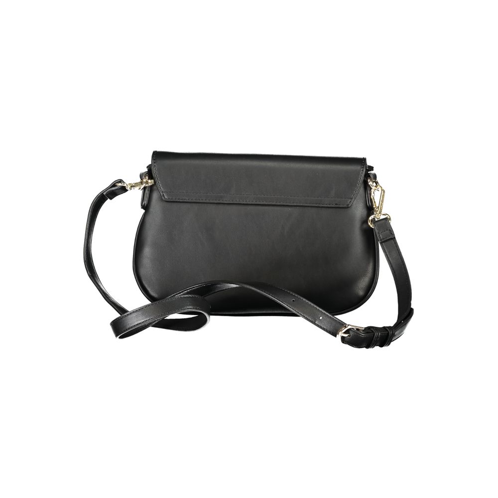 Mario Valentino Nero Polyurethane Women Handbag - Luxe Nova