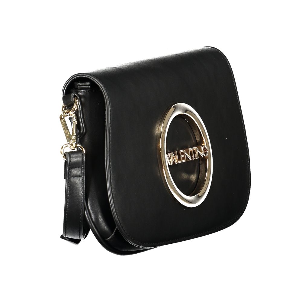 Mario Valentino Nero Polyurethane Women Handbag - Luxe Nova