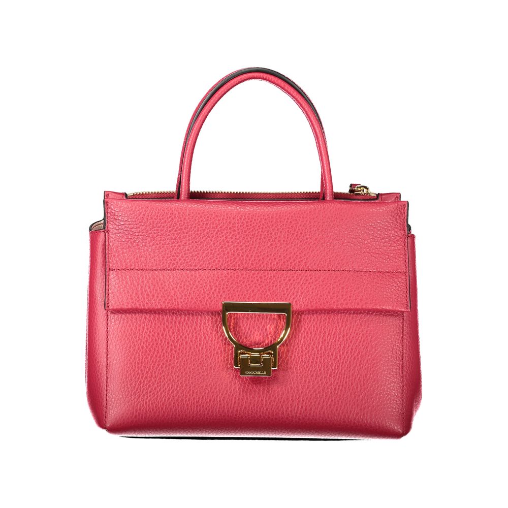Coccinelle Red Leather Women Handbag - Luxe Nova