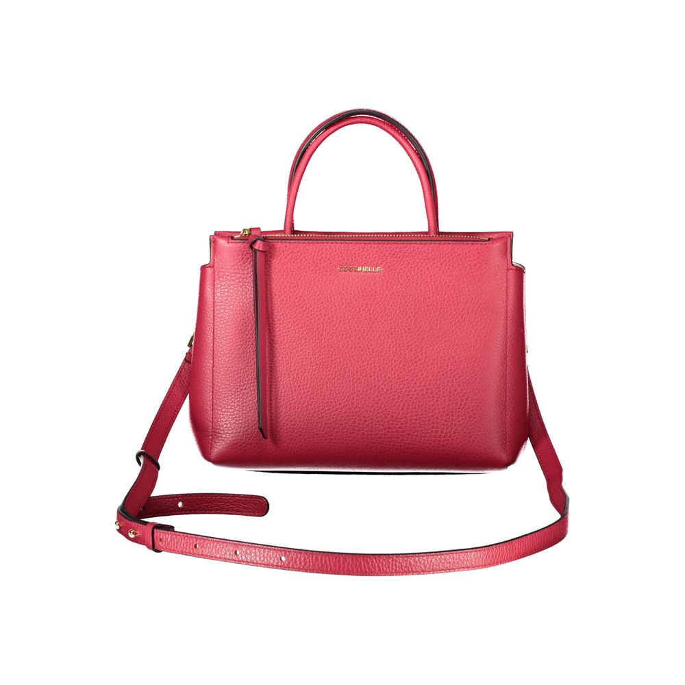 Coccinelle Red Leather Women Handbag - Luxe Nova