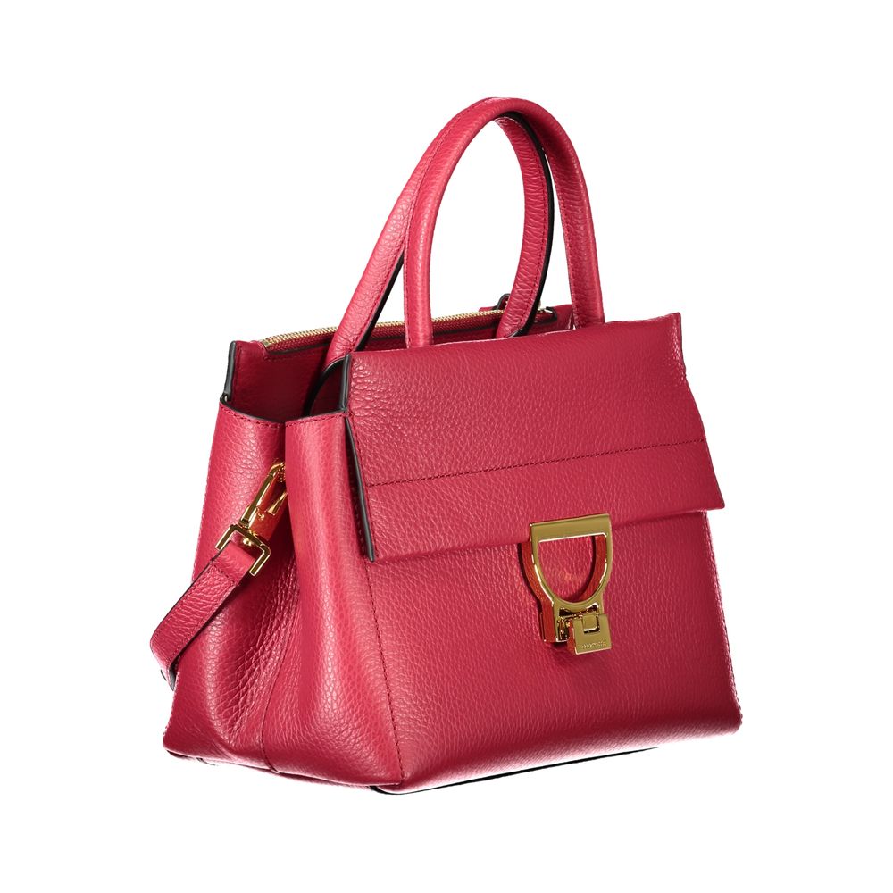 Coccinelle Red Leather Women Handbag - Luxe Nova