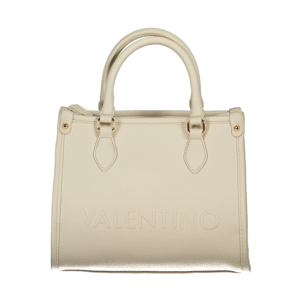 Mario Valentino Beige Polyurethane Women Handbag - Luxe Nova
