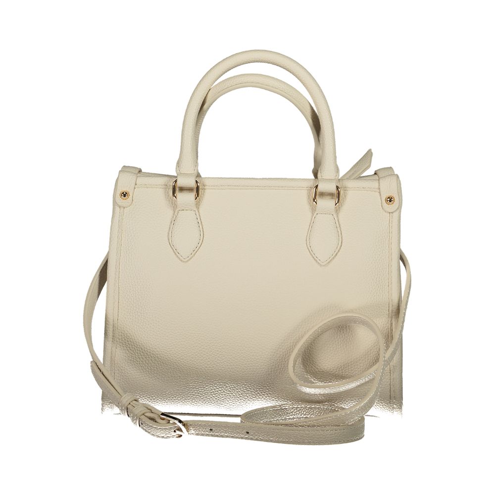 Mario Valentino Beige Polyurethane Women Handbag - Luxe Nova